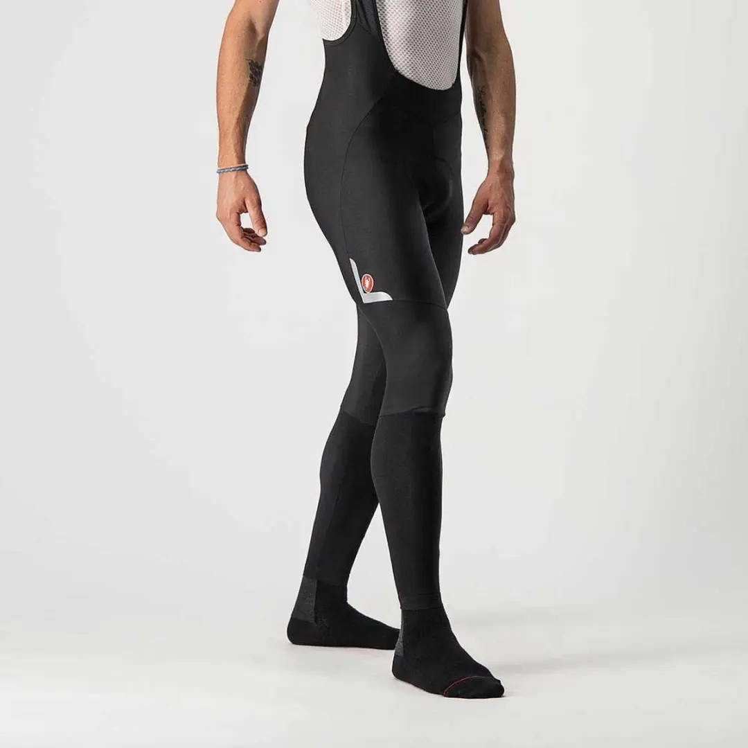 Castelli Velocissimo 5 Lange Fietsbroek - Zwart/Zilver Reflex - S - afbeelding 6 van 6