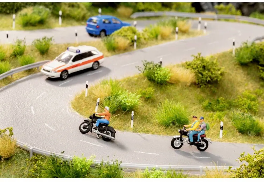 NOCH 12970 N Motorfietsfiguur - Geverfd - Schaal N