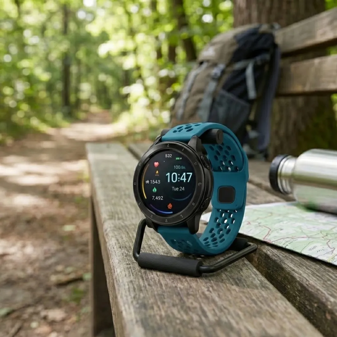 NUVEX Yanqing Horlogebandje 18mm - Silicone - Smartwatch