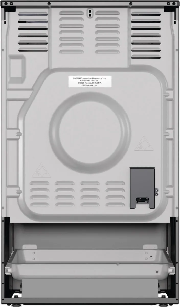 Gorenje GECS5B70CLB Vrijstaand Fornuis - 4 Kookzones - 1 Oven - Zwart