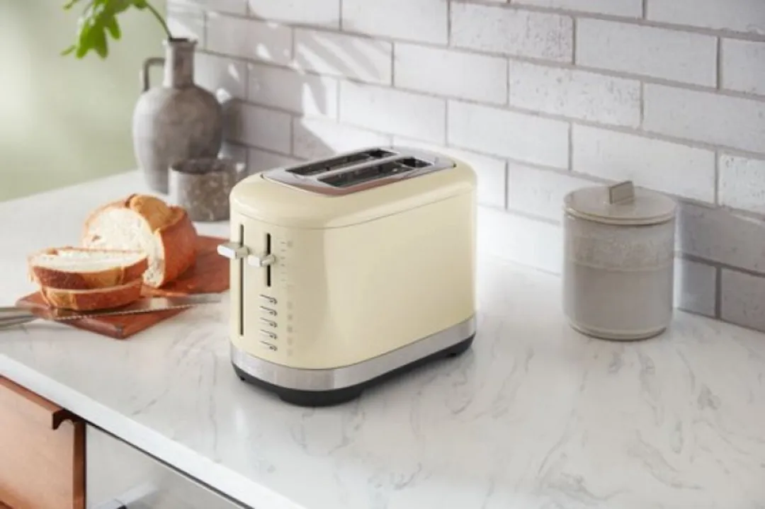 KitchenAid 5KMT2109EAC Broodrooster - 2 Sandwiches - 980W - Crème