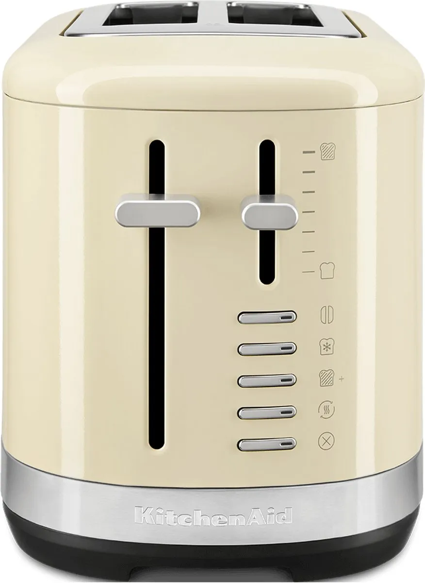 KitchenAid 5KMT2109EAC Broodrooster - 2 Sandwiches - 980W - Crème