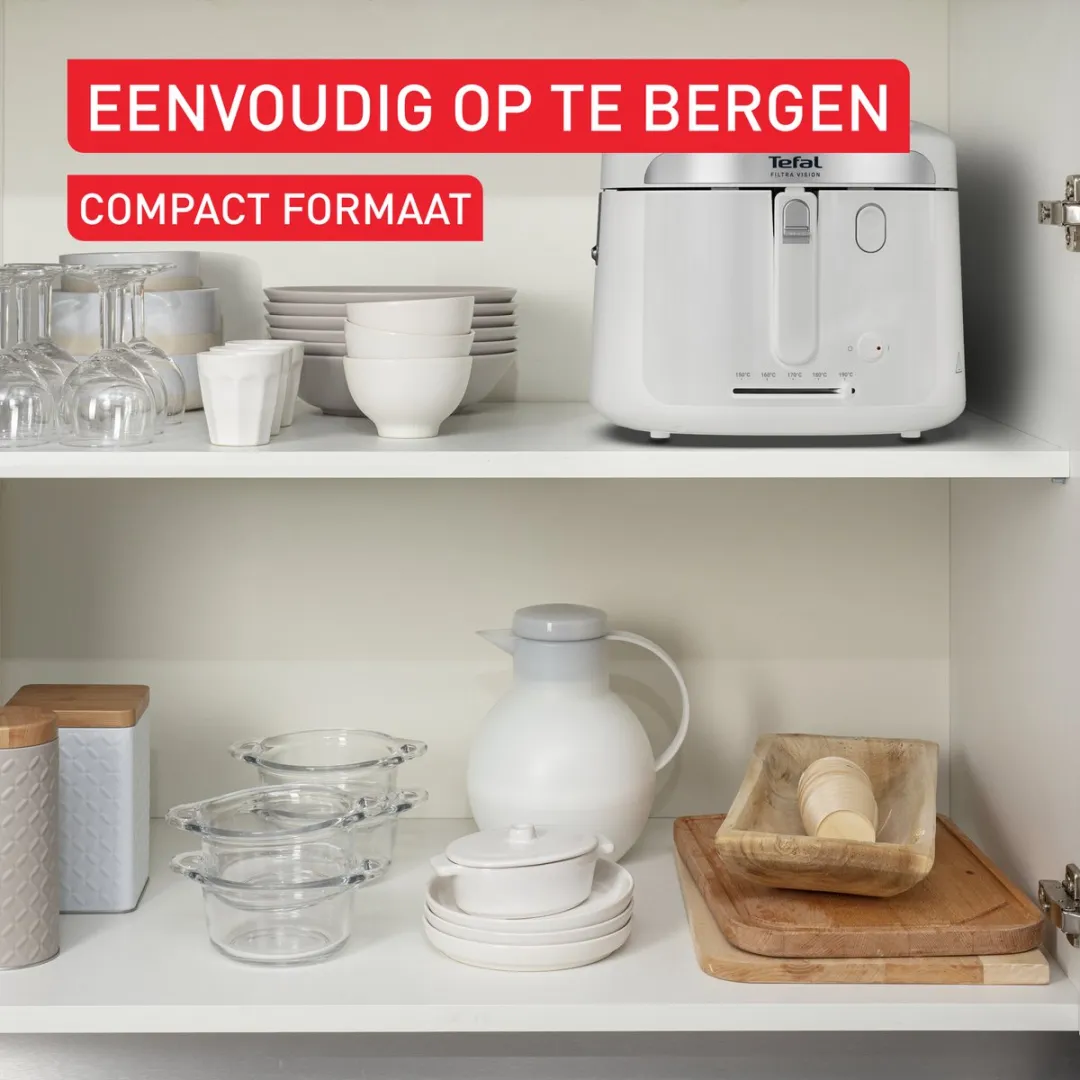 Tefal One New FF2541 Frituurpan 2.1L 1900W - Wit