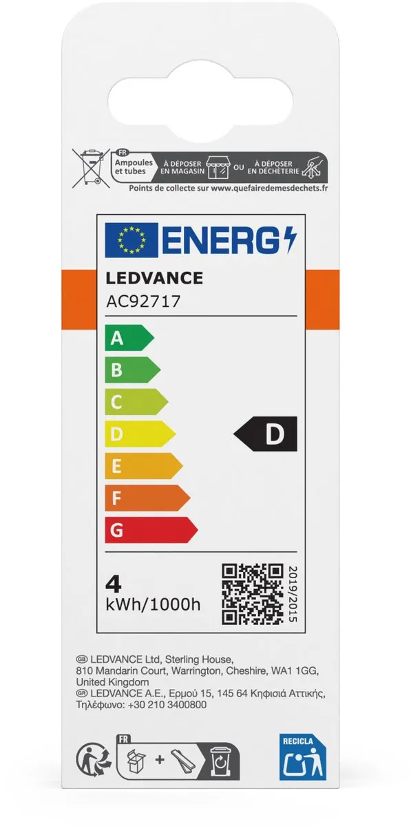 Osram LED Superstar B40 Kaarslamp Mat - 3,4W 470lm 2700K E27