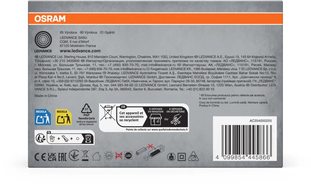 Osram Downlight Slim Set 3x85mm 3000K - 3 Stuks - afbeelding 6 van 6