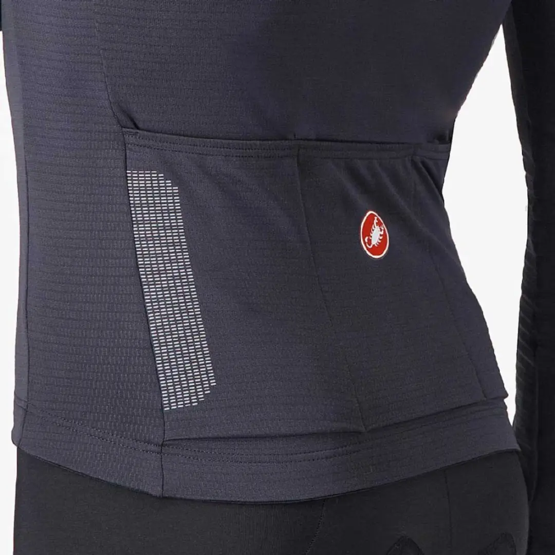 Castelli Puro 4 Wielershirt Lange Mouwen - Donkergrijs - afbeelding 5 van 6