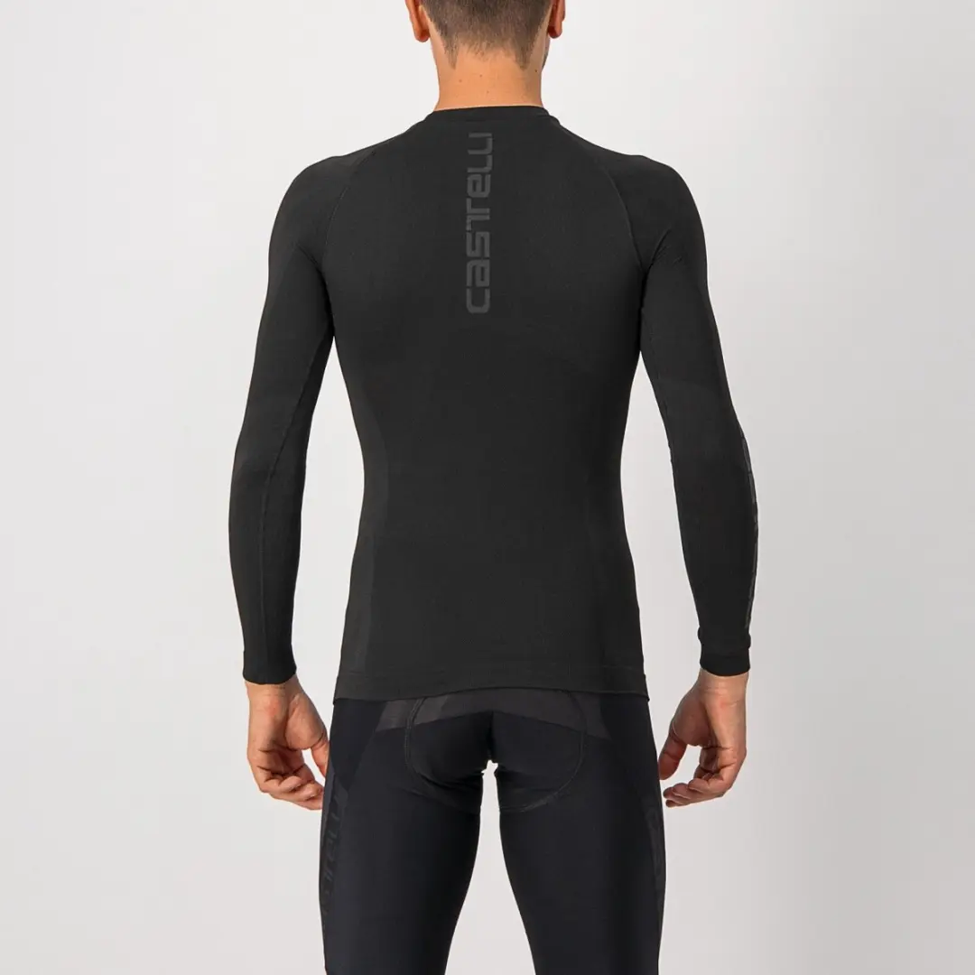 Castelli Core Naadloos Ondershirt Lange Mouw Heren - Zwart - afbeelding 6 van 6