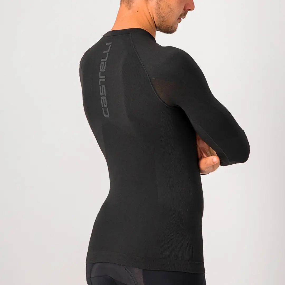 Castelli Core Naadloos Ondershirt Lange Mouw Heren - Zwart - afbeelding 3 van 6