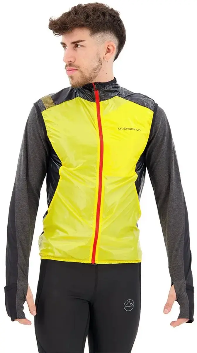 La Sportiva Blizzard Windbreaker Vest - Geel/Zwart - afbeelding 5 van 5