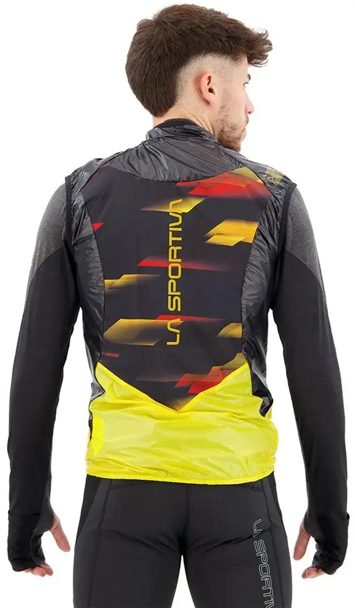 La Sportiva Blizzard Windbreaker Vest - Geel/Zwart - afbeelding 2 van 5