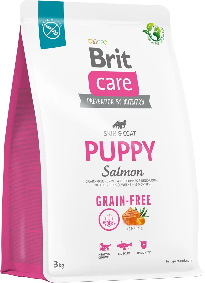 Brit Care Grain Free Puppy Zalm Hondenvoer 12kg