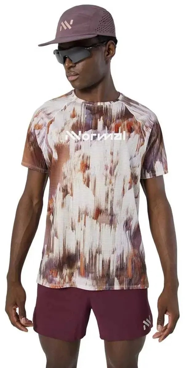 NNormal Race 02 T-shirt Bruin/Wit - M