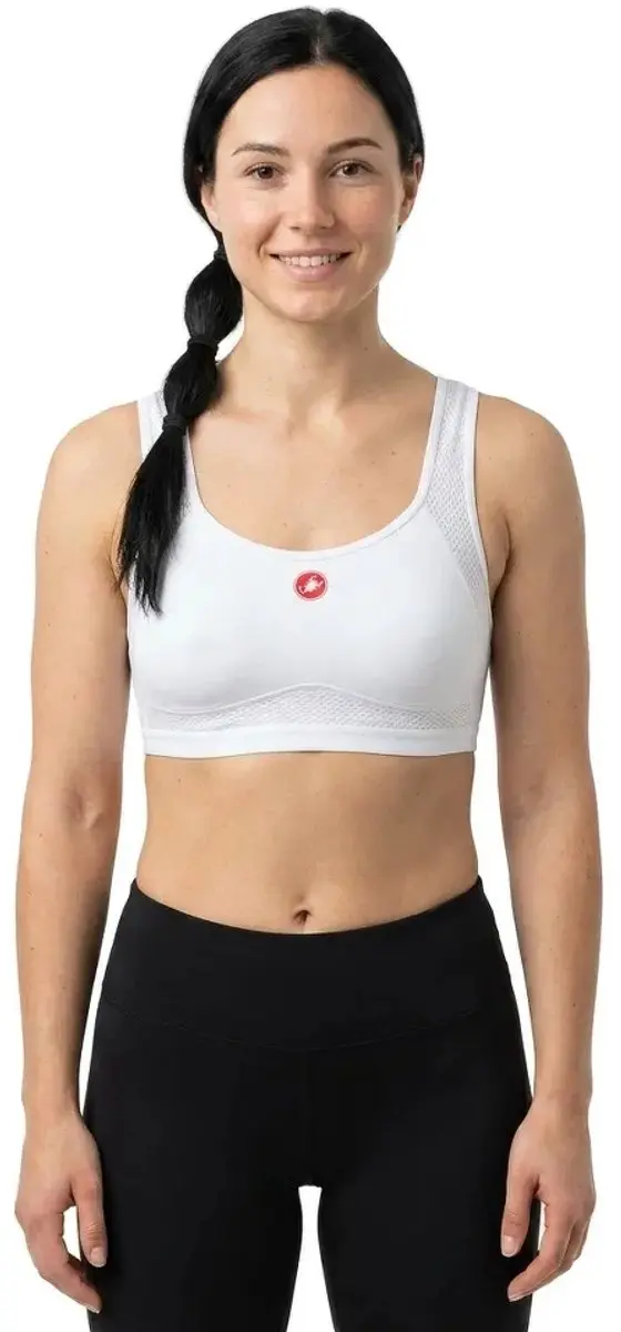 Castelli Rosso Corsa Sportbeha Dames - Wit - S - afbeelding 5 van 5