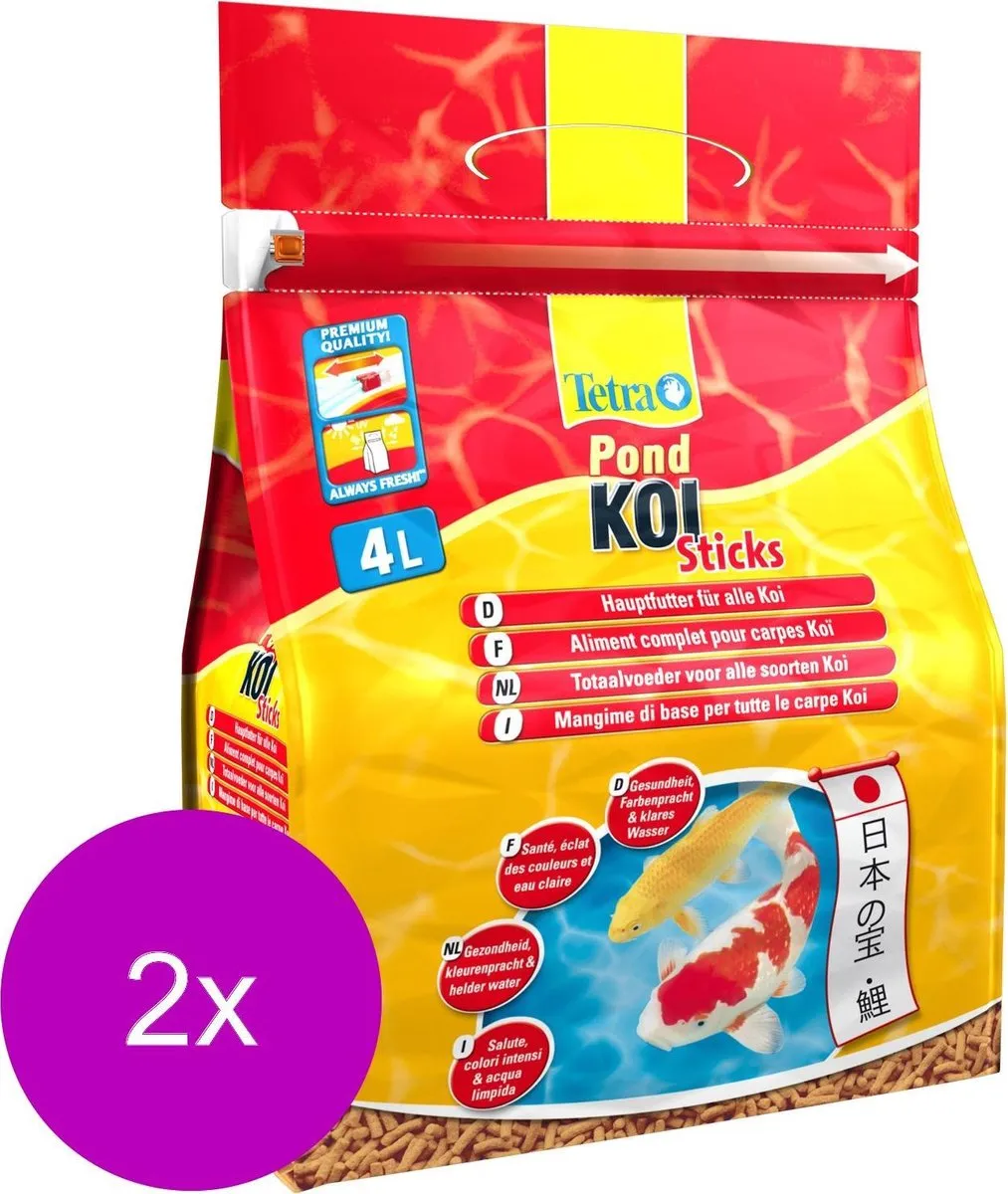 Tetra Pond Koi Sticks - 2x4L