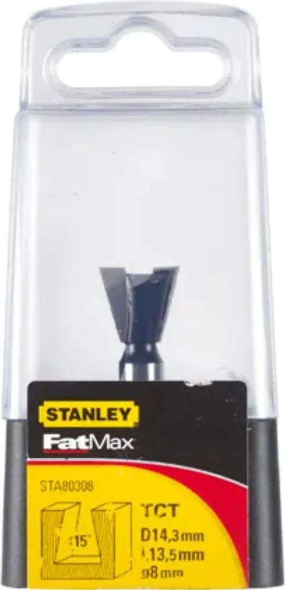 Stanley 62-80308XJ Frees | 150x14x14mm | Uitstekende profielfrees in de populairste diameters van 8 mm