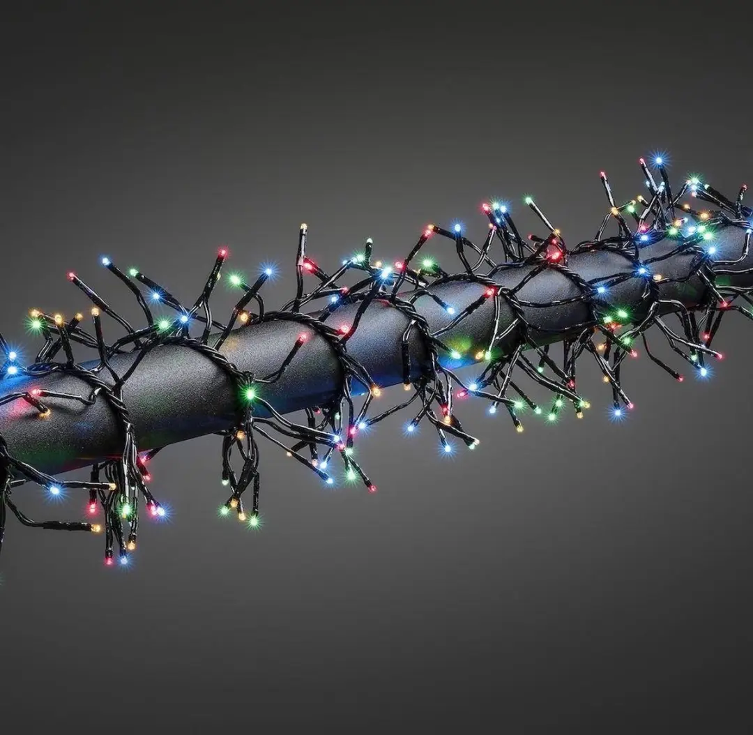 Konstsmide Lichtsnoer Veelkleurig Led 8,6 M Zwart 1152 Lampjes