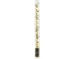 Decoris Kerstballen Kunststof 3cm - Champagne - 14 stuks - afbeelding 6 van 6