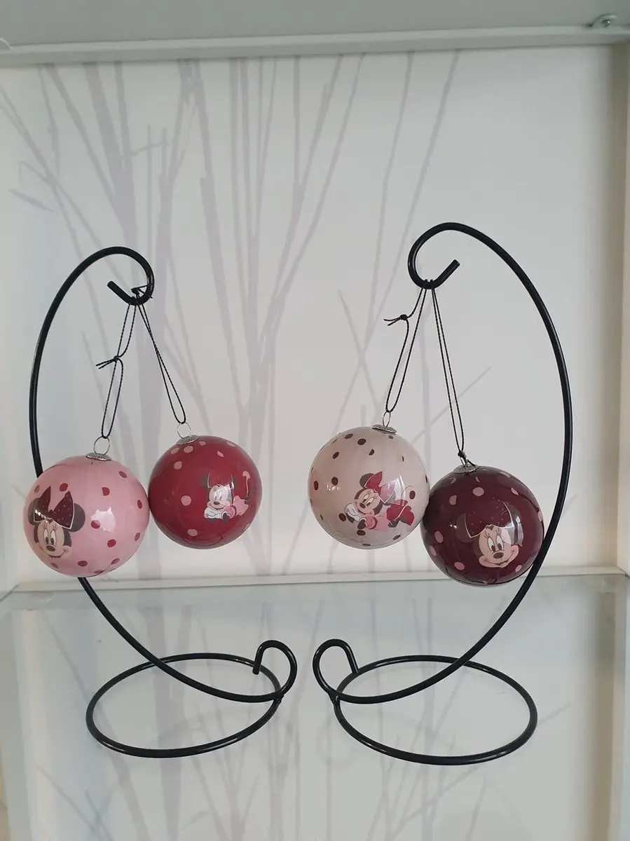 Minnie kerstballen 4 stuks