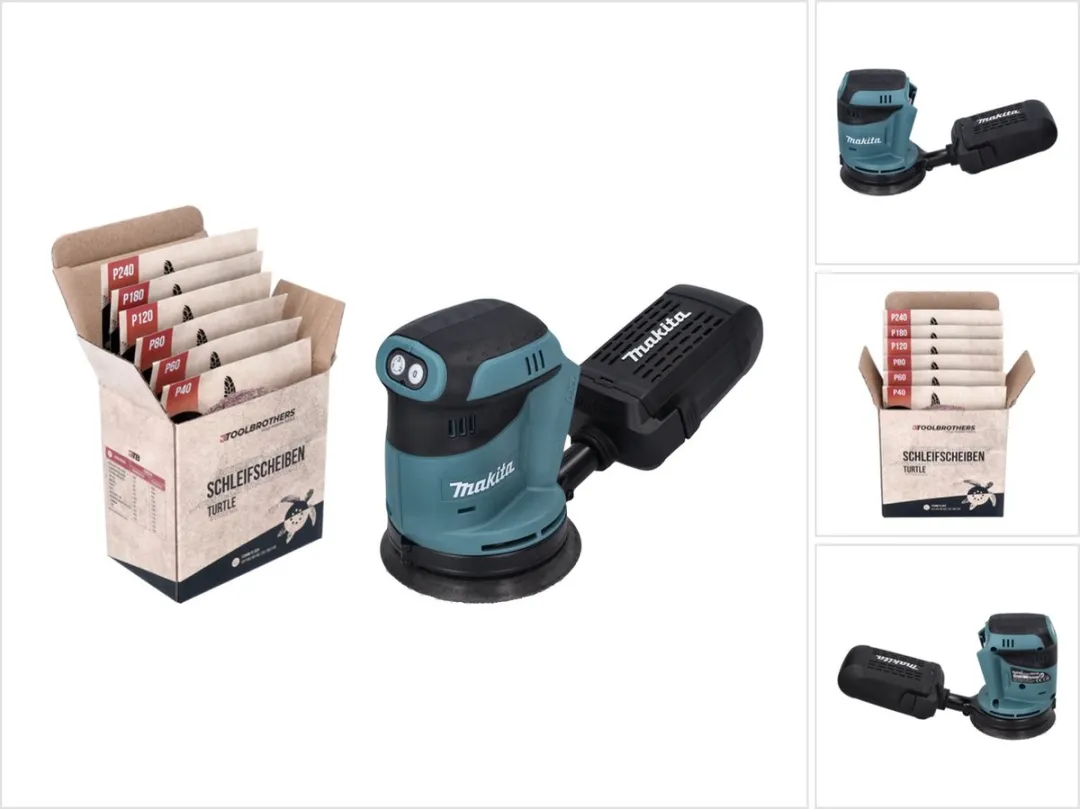 Toolbrothers Makita DBO180Z Excentrische Schuurmachine 125mm