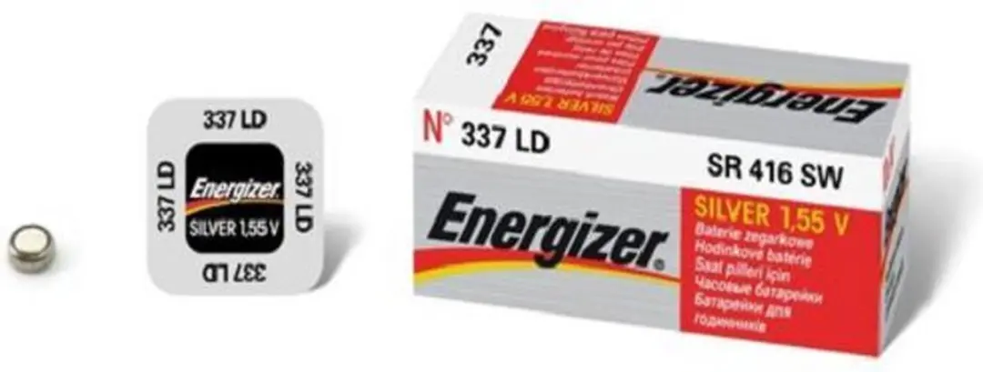 Energizer 337 (SR416) Zilver Oxide Knoopcel