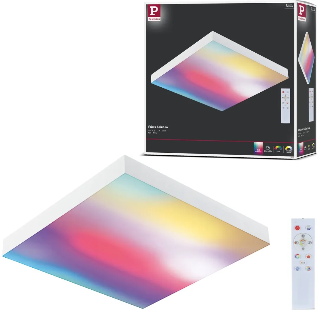 Paulmann Velora LED-paneel RGBW 13,2W 1140lm