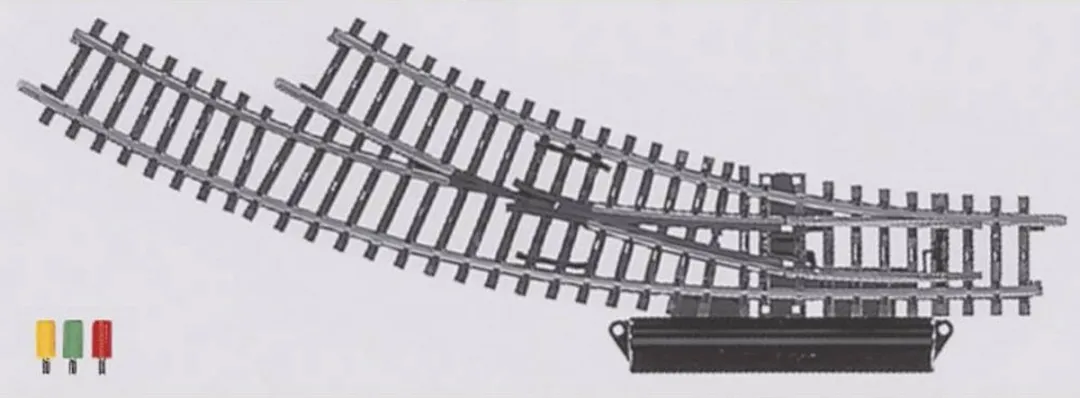 Märklin H0 K-rails Gebogen Wissel Rechts 2269 - 2 Stuks