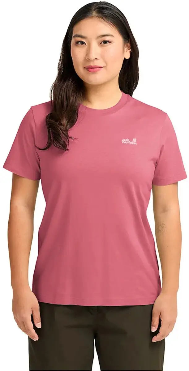 Jack Wolfskin Essential T-shirt Met Korte Mouwen Roze S Vrouw