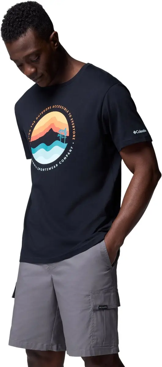 Columbia Path Lake II Graphic Tee - Zwart - afbeelding 4 van 6