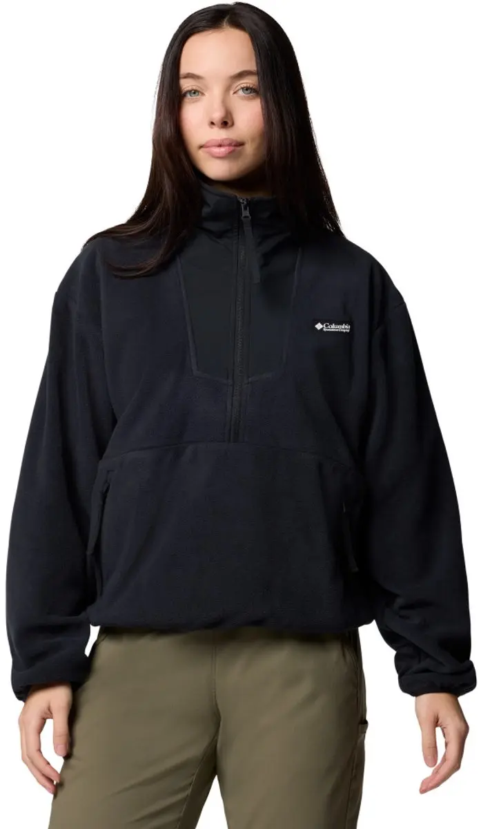 Columbia Sequoia Grove Half Zip Fleece Dames - Zwart - afbeelding 2 van 6