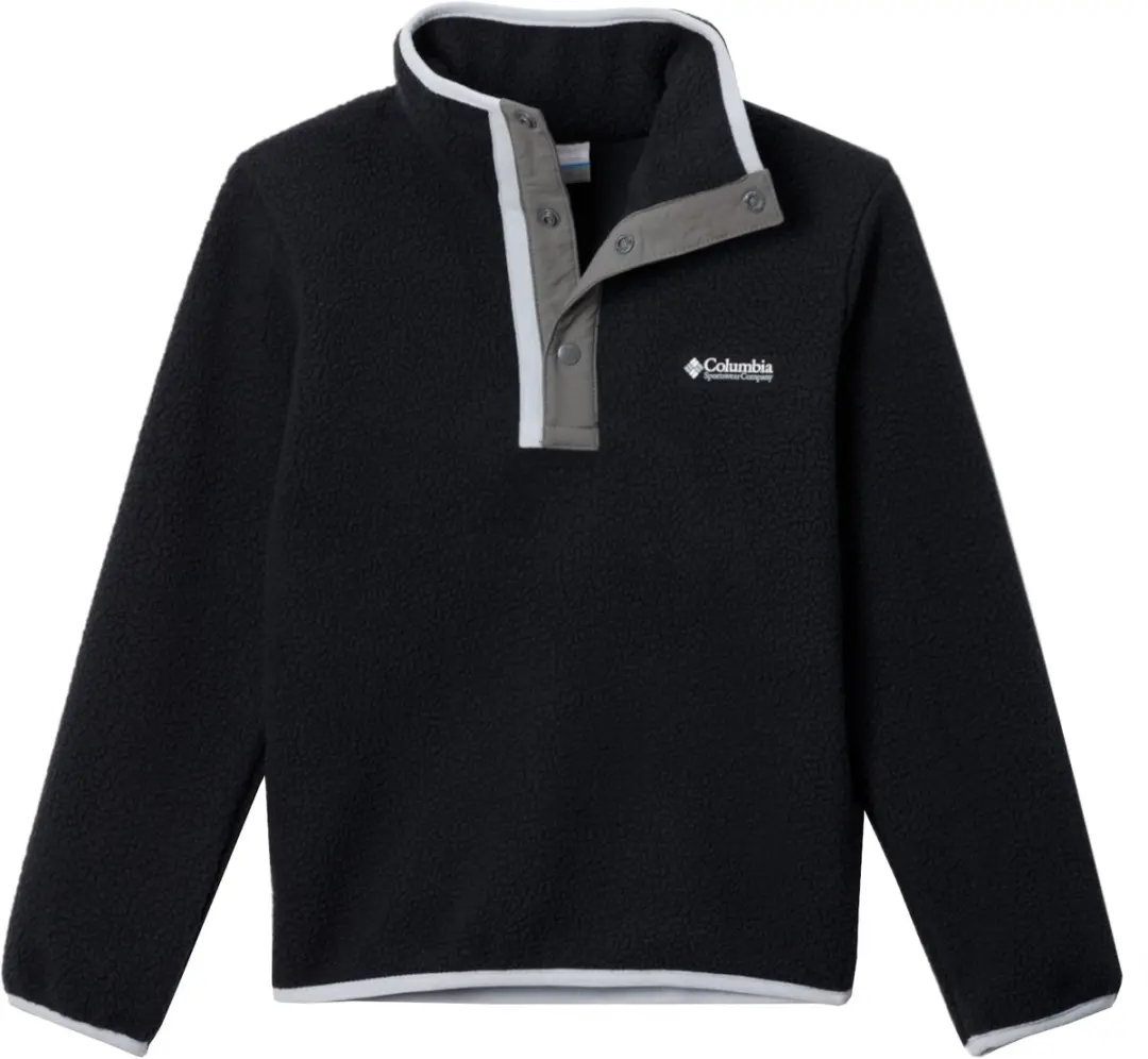 Columbia Helvetia II Half Snap Fleece Jongens - Zwart