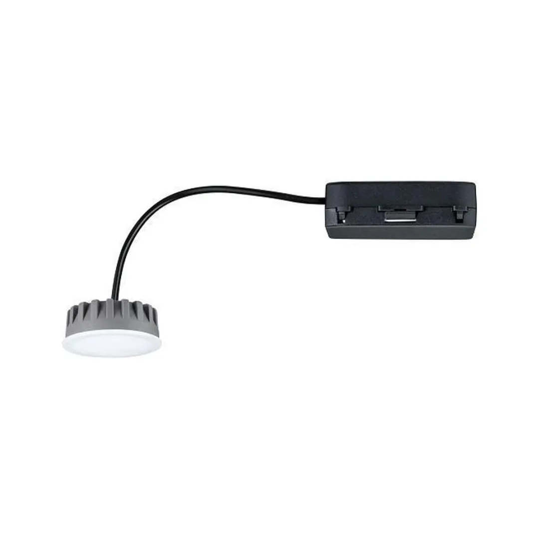 Paulmann Nova Plus Coin LED-inbouwlamp 6W 470lm 2700K - Staal geborsteld