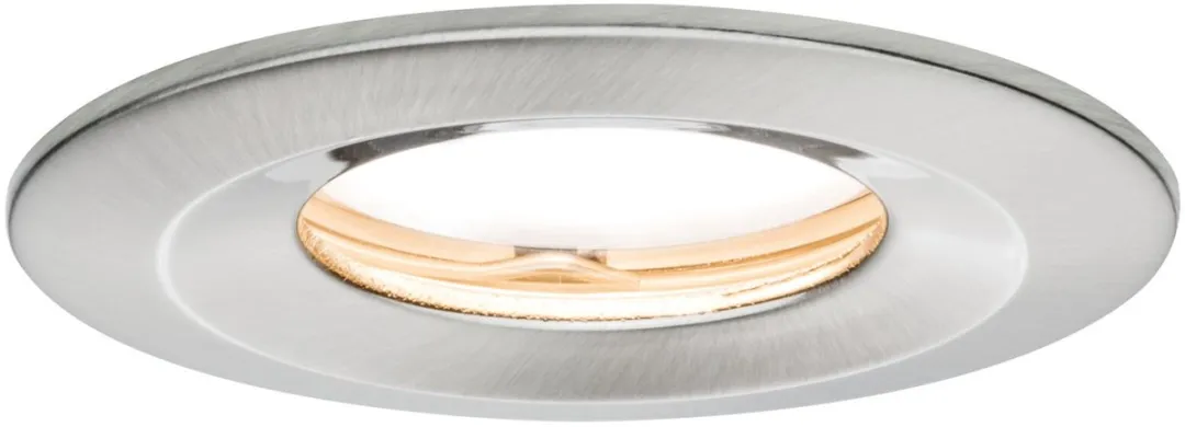 Paulmann Nova Plus Coin LED-inbouwlamp 6W 470lm 2700K - Staal geborsteld