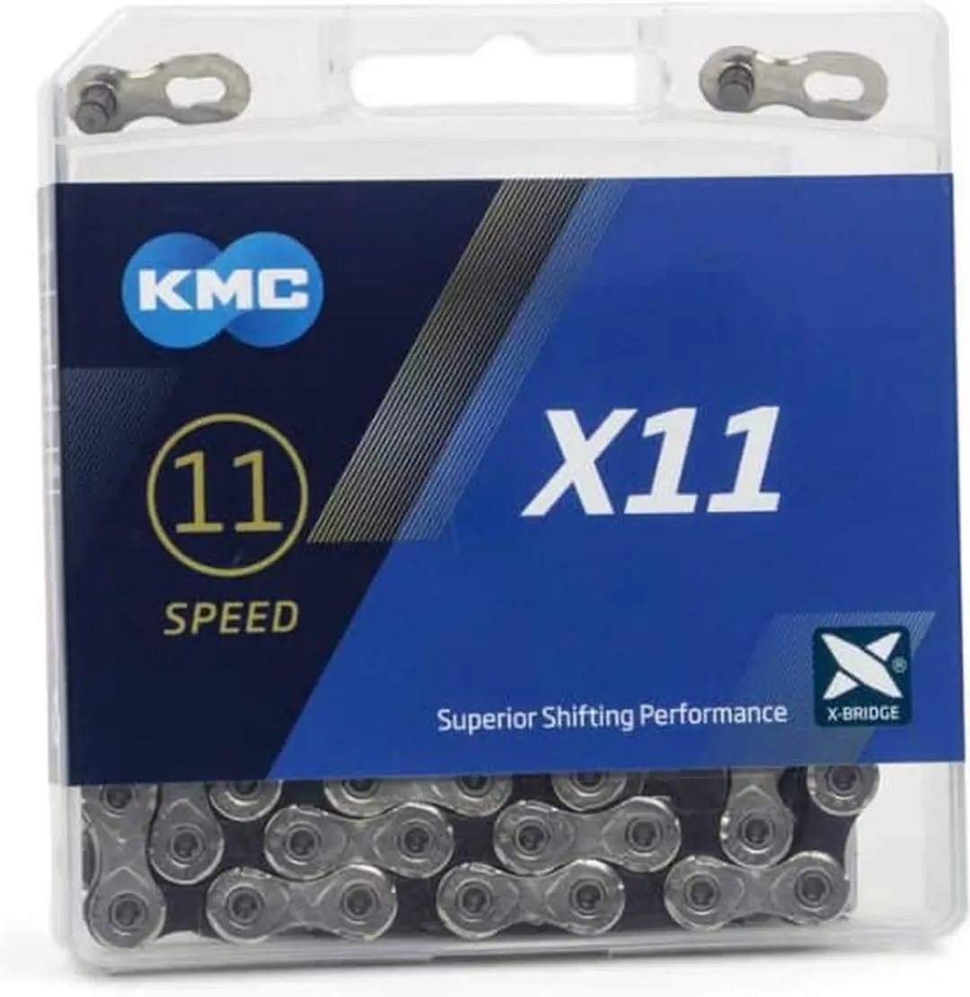 KMC X11 Fietsketting 11V - Zilver/Zwart - afbeelding 5 van 6