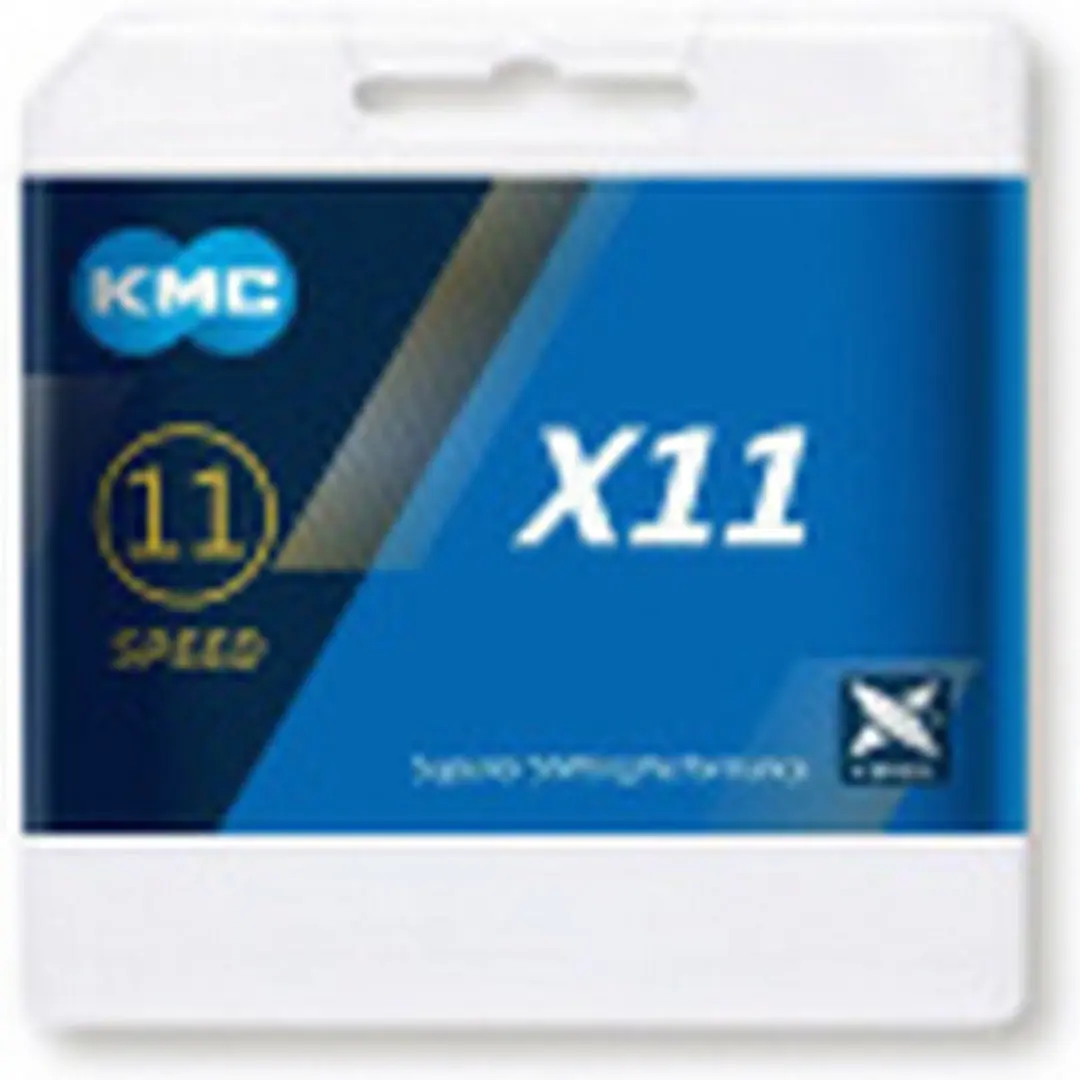 KMC X11 Fietsketting 11V - Zilver/Zwart - afbeelding 2 van 6