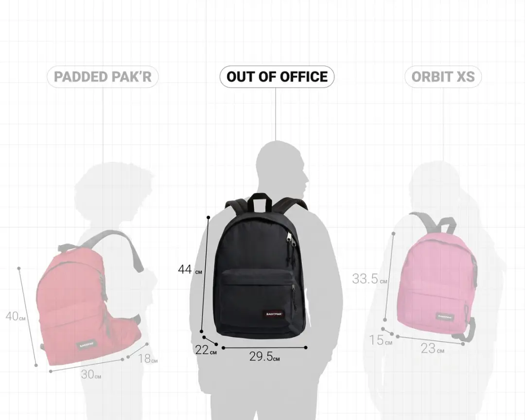 Eastpak Out Of Office Rugzak - 27L - Scarlet Red - afbeelding 2 van 6