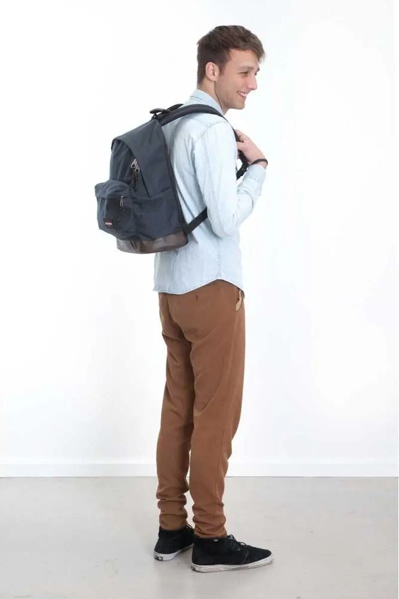 Eastpak Wyoming Rugzak 24L - Black Denim - afbeelding 3 van 6