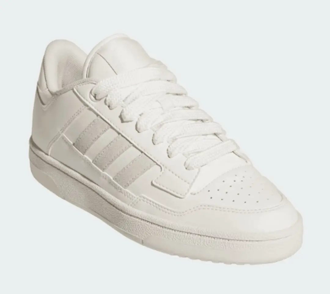 adidas Rapid Court Low Dames Sneakers - Wit - afbeelding 3 van 6