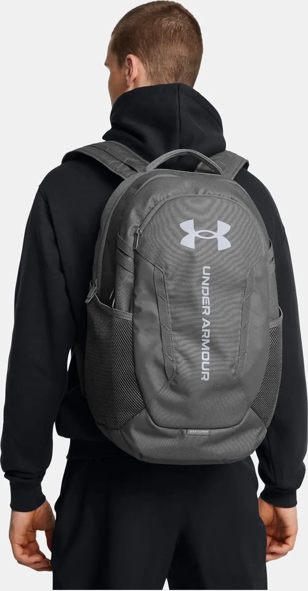 Under Armour Hustle 6.0 Rugzak - Grijs - afbeelding 4 van 6