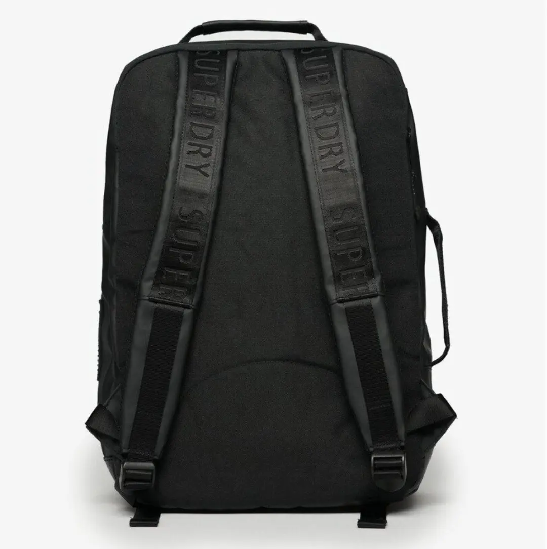 Superdry Tarp Rugzak 35L - 17 inch laptopvak - Zwart - afbeelding 3 van 6