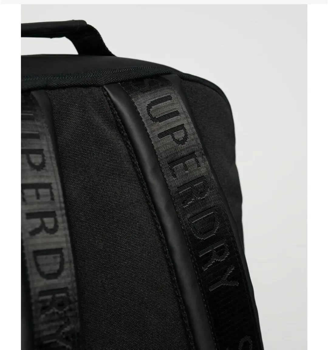 Superdry Tarp Rugzak 35L - 17 inch laptopvak - Zwart - afbeelding 5 van 6