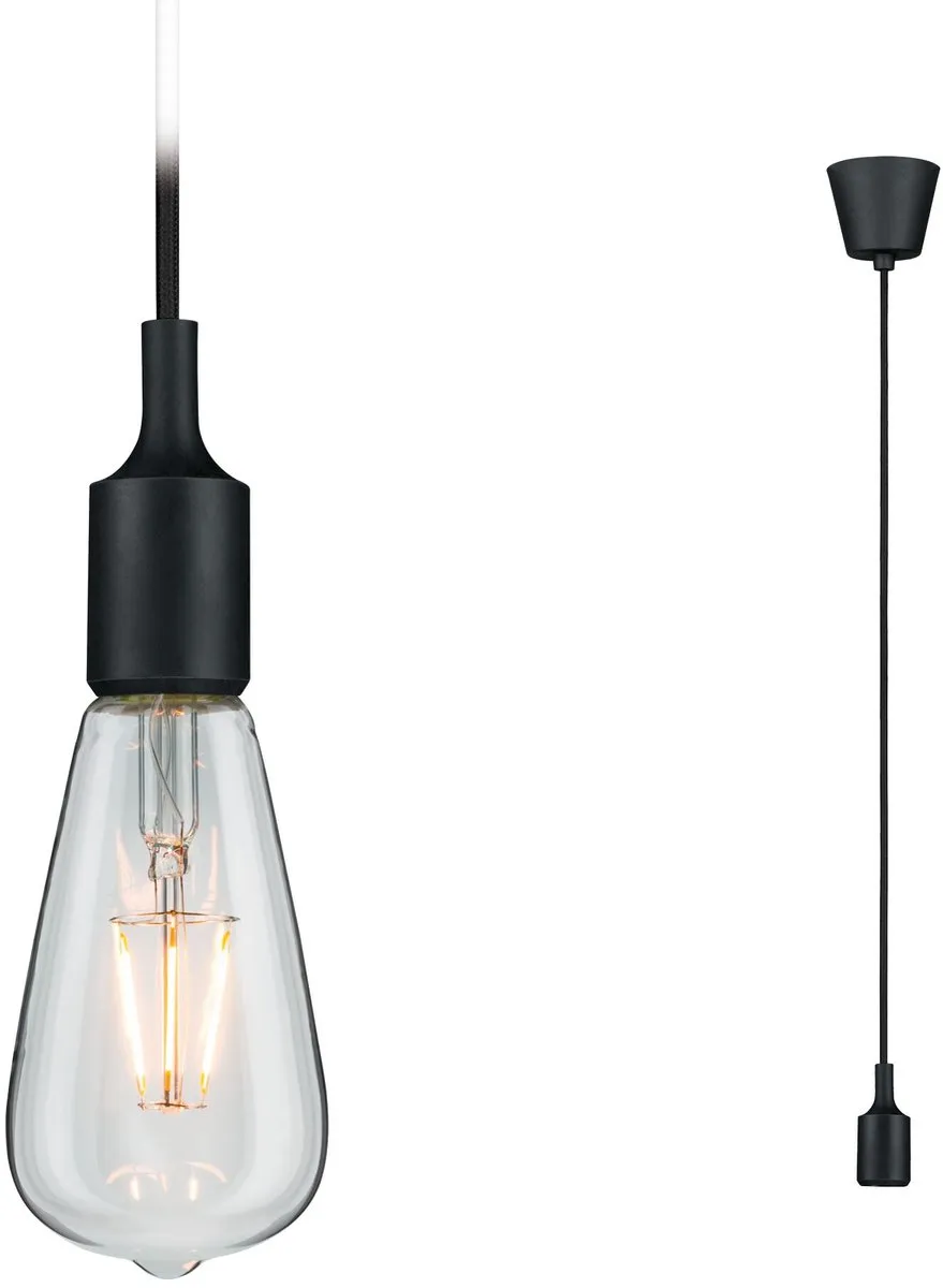 Paulmann Neordic Hanglamp Ketil IP44 - Zwart - 20W