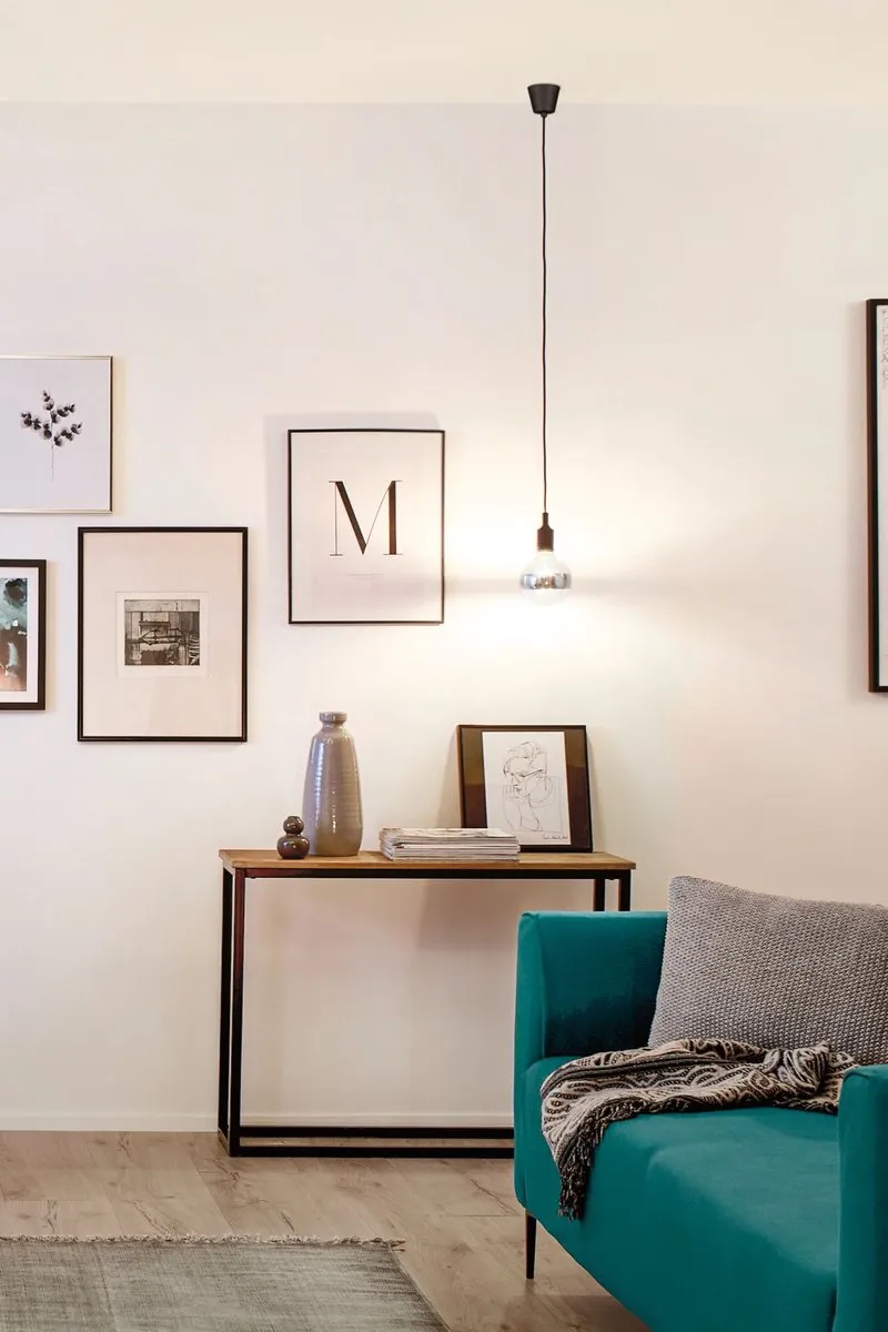 Paulmann Neordic Hanglamp Ketil IP44 - Zwart - 20W