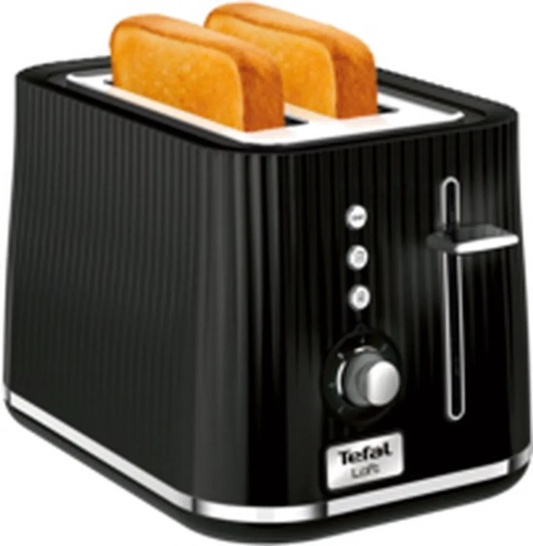 Tefal Loft 2S TT761838 Broodrooster 2 sneetjes - 7 bruiningsniveaus - Zwart