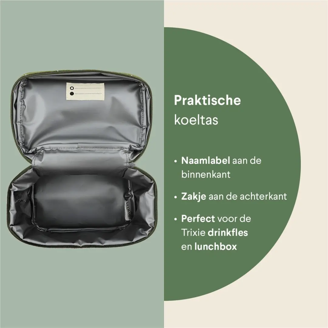 Trixie Mr. Dino Koeltas voor kinderen - 5,2L - Groen - afbeelding 5 van 6