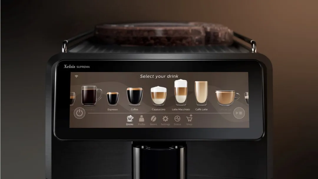 Saeco Xelsis Suprema SM8885/00 Volautomatische Espressomachine - 22 Koffiespecialiteiten - Grijs - afbeelding 6 van 6