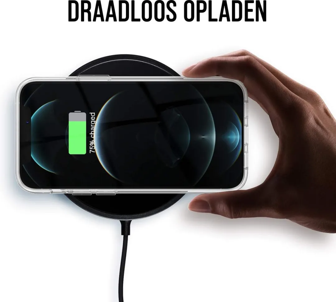 Nuvex iPhone 12 Pro Max Telefoonhoesje - Transparant