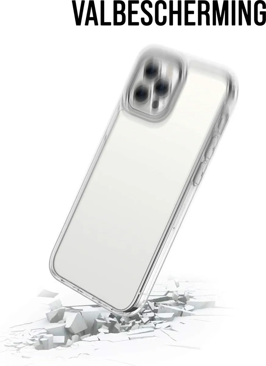 Nuvex iPhone 12 Pro Max Telefoonhoesje - Transparant