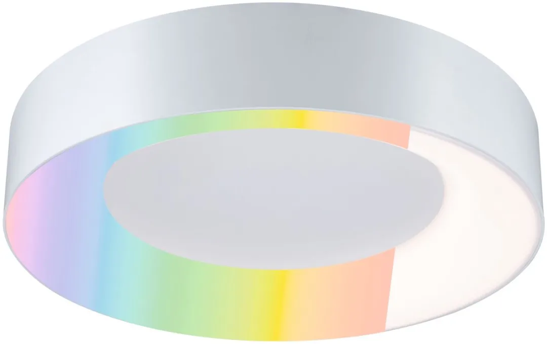 Paulmann Casca LED Plafondlamp Zigbee 3.0 RGBW+ 1750lm - Wit mat