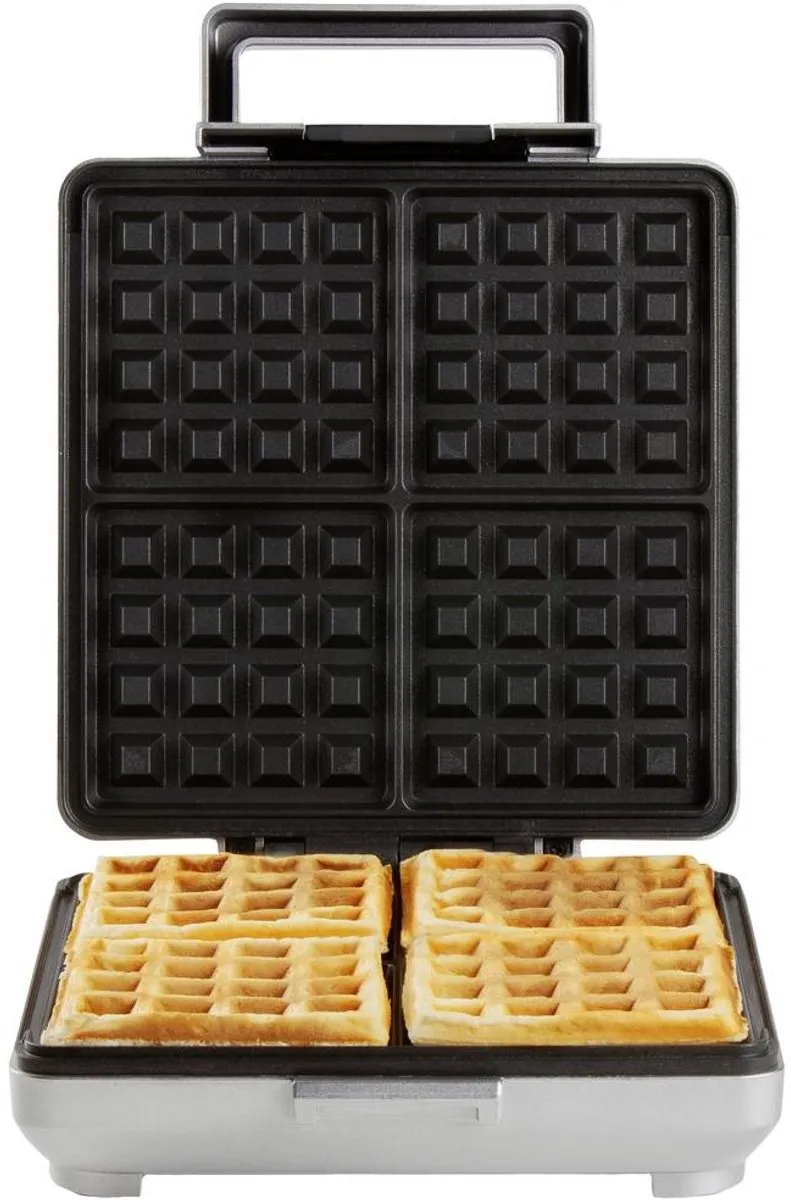 Domo DO9250W Wafelijzer 4 Wafels 1600W - Zilver