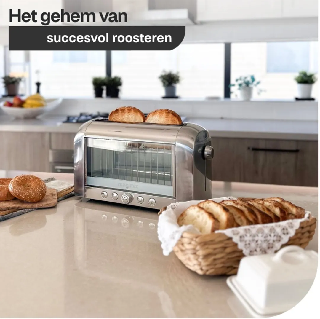 Magimix Le Vision 11529 Broodrooster - Zwart - 1450W